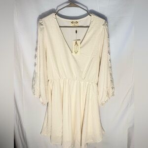 Joyfolie NWT Cream Mini Dress XL